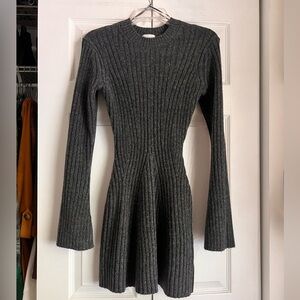 H&M ribbed sweater dress